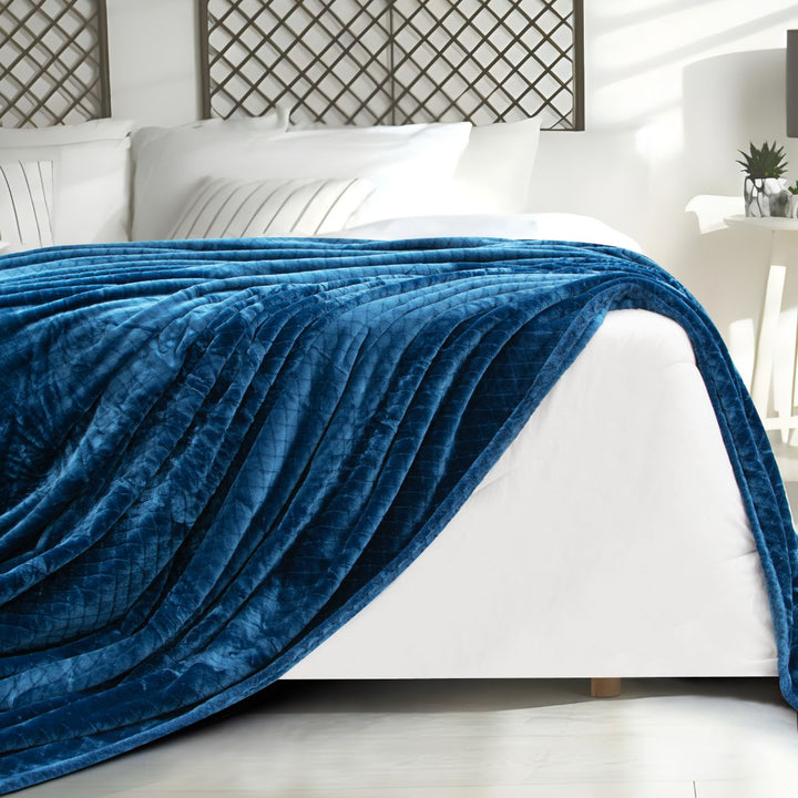 Velvet Jacquard Blanket Morano Textiles