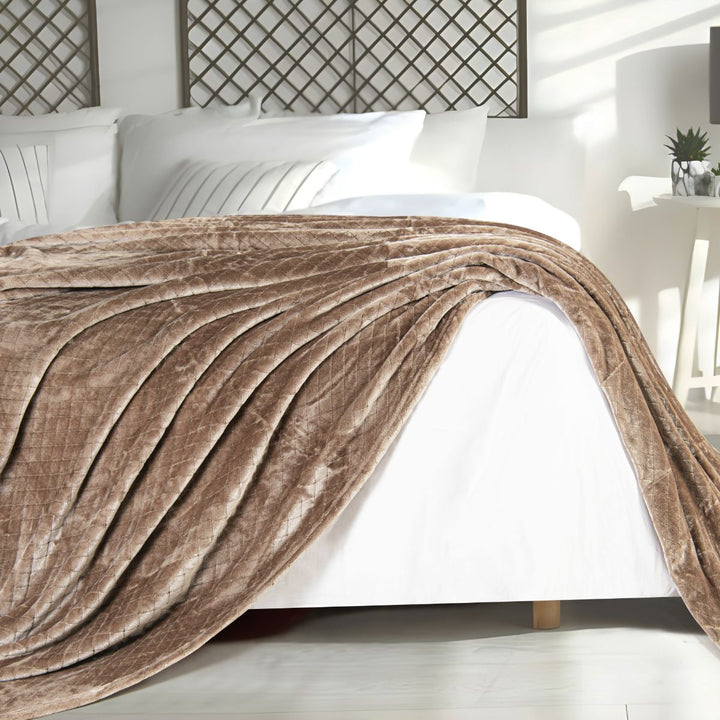 Velvet Jacquard Blanket Morano Textiles