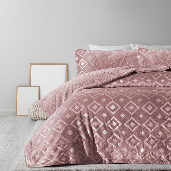 Sherpa Blanket Set