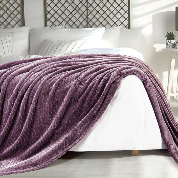 Velvet Jacquard Blanket Morano Textiles