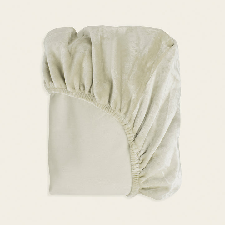Single Fitted Velvet Sheet Morano