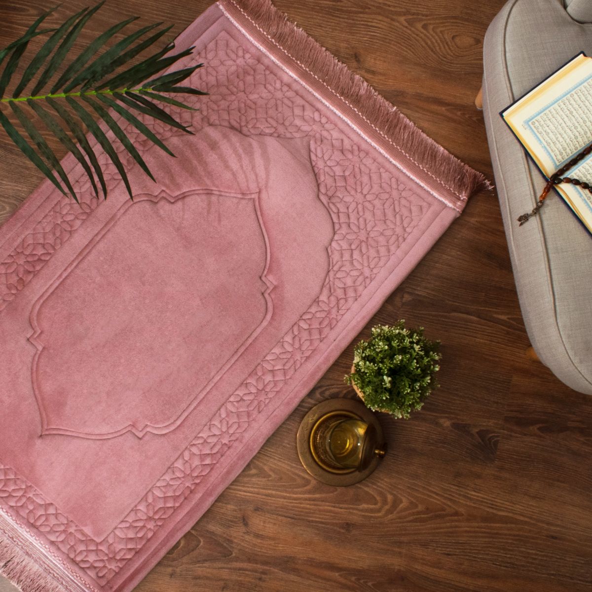 Padded Prayer Rug - Qiblah Morano Textiles